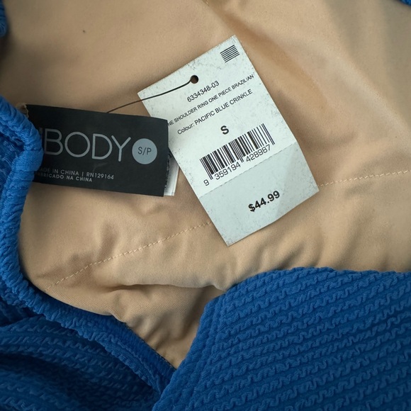 Blue One Strap Bathing Suit S NWT - Picture 5 of 5